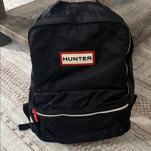 Hunter Black and Red small Backpack